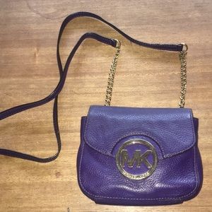 Purple Michael Kors crossbody